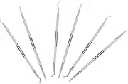 BELLIFFY Stainless Steel Nail Cleaning Tools Set Tools Kit Foot Scraper Callus Remover