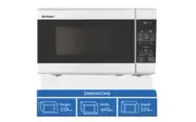 Sharp 20L 750W Microwave White R-210D(w) White Brand New Carton Damage Only