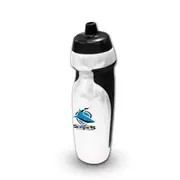 NRL Sports Drink Bottle 640ml - Cronulla Sharks - Rubber Grip