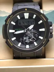 Casio Pro Trek PRW-7000-1BJF Solar Atomic Triple Sensor 200M Black Watch