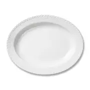 Royal Copenhagen White Half Lace Platter