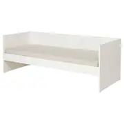 VIHALS day-bed with 1 mattress, white/Vannareid extra firm, Single