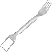 Byeaon Watermelon Fork Slicer Tool | Watermelon Cutter Stainless Steel - Double-Head Quick-Cut Kitchen Fruits Gadget for Teens Students Elderly Adults Salad Prep
