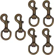 Hohopeti 3sets Pet Collar Swivel Joint Traction Rope Buckle Dog Collars for Small Dogs Harness Accessories 2pcs*3
