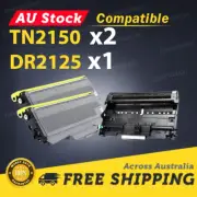 2x Toner TN-2150 + 1x Drum DR-2125 for Brother MFC-7340 MFC-7840W HL-2140 HL2170