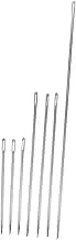 jojofuny Large Needles for Crafts 7pcs Hand Sewing Needles Big Eye Quilting Weaving Leather Fabric