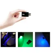 Mini Type-C RGB LED Car Light Interior Mood-Neon Night Atmosphere-Ambient Lamp B