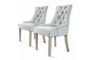 French Provincial Dining Chair Oak Leg Grey Furniture Home And Garden Dining Chairs