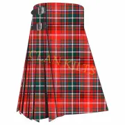 Scottish Handmade Traditional MacDougall Modern 8-yard Tartan Kilt For Men