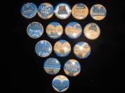 UCLA Bruins buttons flat back or pin badge cabochons embellishments magnets