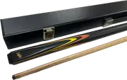 Dufferin HCY Ash Yellow and Orange Pool Snooker Billiard Cue and Case Set