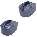 2pcs Professional Nail Soaking Bowl Gel Polish Remover Bowl Manicure Bowl for