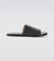 [Loewe] Loewe Paula's Ibiza Flex Anagram leather slides AU 7 black