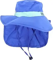 [ibasenice] Cute Boys and Girls Beach Hat Mens Womens Small Brim Sun Hat Stylish Outdoor Activities Cap for Boys Girls Bright Colors Blue