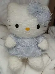 Sanrio Smiles Hello Kitty 2003 Plush 10” Stuffed Animal Silver Now & Dress