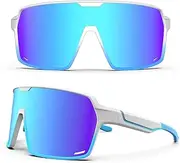 Men Sunglasses Women Sports Sunglasses Cycling Glasses TR90 Frame MTB Goggles Mountain Bike Glasses Running Fishing Drinving UV Protection