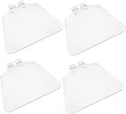 ETHZZLE 4pcs Eye Shields for Bench Grinder Durable Transparent Protective Covers for Enhanced Eye Safety Easy to Replace Suitable for Workshop Grinding Machines Replacement Kit for Bench