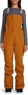 [DC Shoes] DC Collective Bib Womens Snowboard Pants Cathay Spice Sz XS