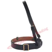 British Army Officers Sam Browne Military Leather Belts Crossover Shoulder Strap