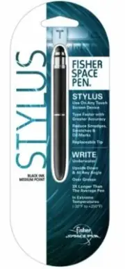 Fisher Space Bullet Ballpoint Pen with Touch Screen Stylus | Choose Your Colour