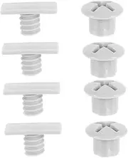 HIAKDOFT 1 Set Plastic Replacement Nuts for Play Equipment Repair Compatibility for Various Slide Models for Home and Playground Use