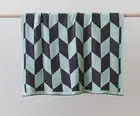 Billie Green Newborn Baby Blanket Cotton Knit Cot Pram Infant Blanket Wrap