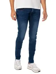 Replay Men's Anbass Slim Jeans, Blue