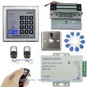 125KHZ RFID Card Door Access Control System +132Lbs Magnetic Lock+ 2PCS Remotes