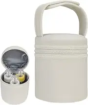 Milk Bottles Bag, Breast Milk Chiller, Insulated Bottle Bag, Nursing Mom Bag, Cooler Bag With Strap With Detachable Strap, Breast Milk Storage Bag Fits 2 Large 8oz Bottles For Nursing & Working Mom