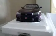 AUTOart 1/18 Nissan Skyline GT-R R34 V Spec II BBS LM Wheel Midnight Purple III