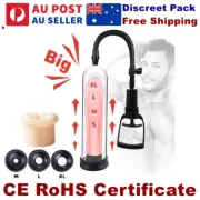 Penis Pump Enlarger Vacuum Penis Enhancement Cock Extender Stretcher Men Toys