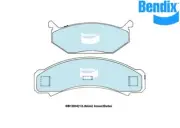 Bendix Brake Pad FT General CT For Chrysler Valiant 73-76 VJ 4.0 DB1004 GCT