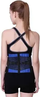 Big Size 5XL 6XL Lumbar Decompression Belt Back Brace Men Women Double Pull Posture Support Waist Pain Relief Massage Belt Tummy Tuck Sports Fitness Waist Trainer(Small)