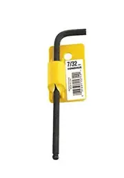 Bondhus 15709 5/32" Ball End Tip Hex Key L-Wrench w/ProGuard Finish, Long Arm
