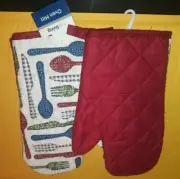 Spoons, Forks, Knives Themed/House/Heart Themed 2 OVEN MITT set