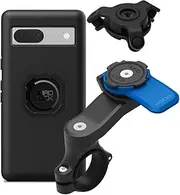Quad Lock Motorcycle Handlebar Phone Mount Kit with Vibration Dampener and Pixel 7a MAG Case