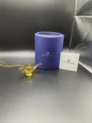 Swarovski Aladdin Magic Lamp Ornament Yellow w/ Gold Tone | 5610683 | Crystal