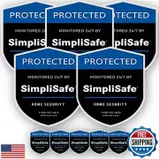 5PCS Yard Sign Shield Compatible for SimpliSafe Home Security System，5PCS Doo