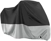 CRILSTYLEO Motorcycle Cover Uv Protection Fits Scooters Bikes Storage Silver Coated Lock Holes m Length
