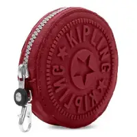 在飛比找博客來優惠-KIPLING圓形防水零錢包-磚紅（現貨＋預購）磚紅
