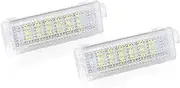 Yurefax 2Pieces LED Reading Lights Footwell Under Door Light 63316972605, for BMW, E60 E87 E70 E90 E92 E63 E65 E85 M3, for MINI, Z4 R50 R52 R53 Car Footwell Lights