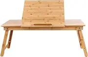 Laptop Desk for Bed,Adjustable Height Angle,Lap Desk for Laptop,Portable Laptop Stand for Desk,Foldable Bed Tray Table for Laptop and Writing Fashionable