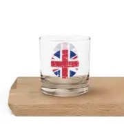 Union Jack Roundel Rocks glass