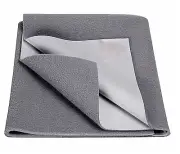 Waterproof Baby Bed Protector Sheet Grey US