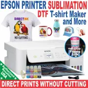 Et Epson Printer with Subli ink for Direct Heat Transfer Print DTF T-Shirt Start