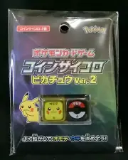 Pokemon Card Sword and Shield Official Coin Dice Pikachu Ver.2 Japanese