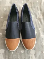 LORI GOLDSTEIN COLOR BLOCK SYLVIE PLATFORM SLIP ON SNEAKERS- 11 MED- NEW IN BOX!
