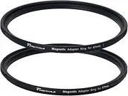 Magnetic Filter Adapter Ring Kit 67mm Ring Adapter for Filter and Lens Magnetic Adapter Ring for Converting Thread Filter to Magnetic Filter 67MM One Size