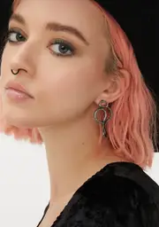 Dare Devils Snake Earrings