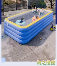 在飛比找樂天市場購物網優惠-充氣游泳池 充氣游泳池嬰兒童家用洗澡戲水池寶寶室內外折疊大型